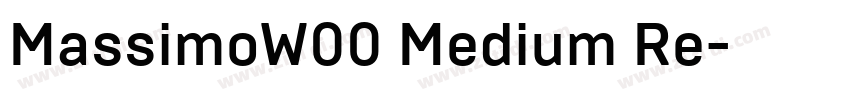 MassimoW00 Medium Re字体转换
